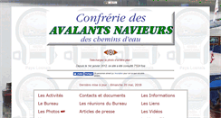 Desktop Screenshot of confrerie.avalants.letabatha.net